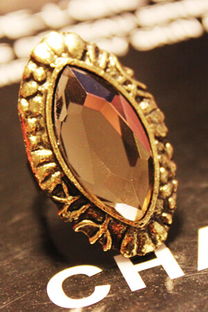 輕奢復古風潮 Herosmart小香氣質(zhì)歐美復古香檳寶石戒指的獨特魅力